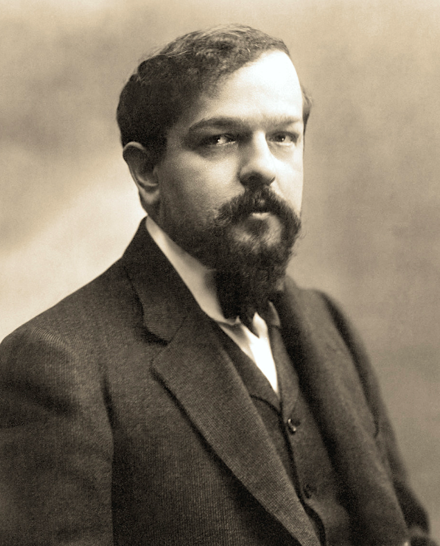 A 1908 photograph of the French composer Claude Debussy (1962-1918). Atelier Nadar, Paris. (Bibliothèque nationale de France)
